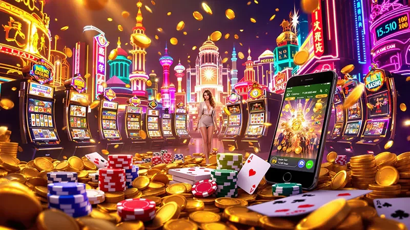 ภาพเกมคาสิโนสดบาคาร่า รูเล็ต และแบล็กแจ็กของ w299